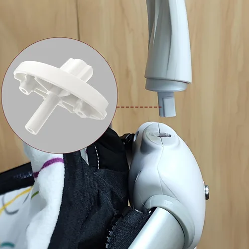 Vista 4 de Repuesto de conector móvil, accesorio de conversión de poste de juguete para soporte de juguete modelo 1037 de 4moms Mamaroo