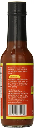 Vista 3 de Dave's Salsa Gourmet, hurtin Habanero, 5Onza