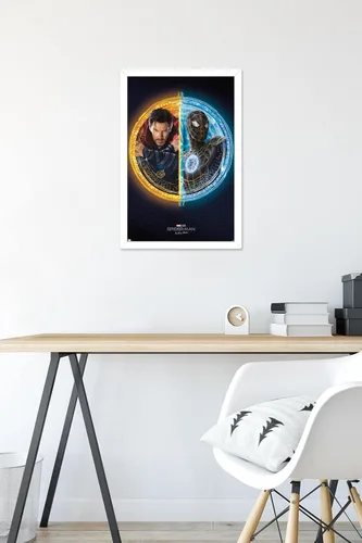 Vista 32 de Trends International Marvel Spider-Man: No Way Home - Póster de pared dúo, 22.4 pulgadas de largo x 14.7 pulgadas, versión enmarcada de madera