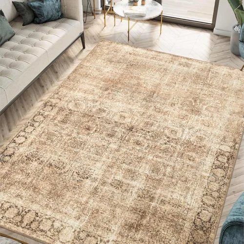 Vista 38 de Keen Home Design - Tapete lavable a máquina con respaldo antideslizante, para entrada, cocina, baño, lavandería, vintage de pelo orto y duradero