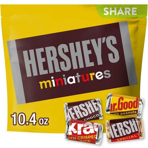 Vista 10 de HERSHEY'S Miniatures Surtido de Caramelos de Chocolate Surtidos, 30 oz