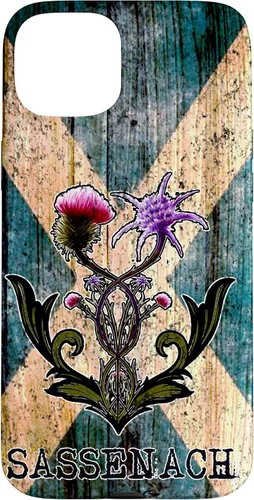 Vista 9 de Purple Thistle Flower Scottish Flag Scots Sassenach Vintage Case for iPhone 17