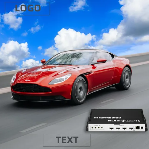 Vista 7 de Codificador de video HDMI 4K H.265 264 MJPEG de 4 canales con pantalla, salida máxima de 16 alimentaciones, audio adicional HTTP RTSP RTMP RTMPS SRT