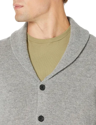Vista 3 de Goodthreads Suéter tipo cárdigan de manga larga con cuello de chal para hombre