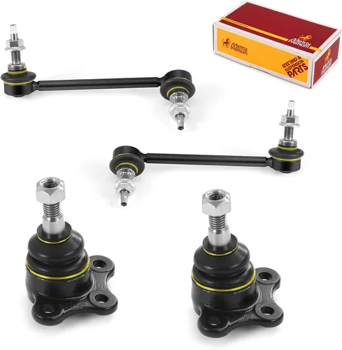 Vista 98 de Metrix Premium Chassis Parts - Juego de 4 piezas de articulación de rótula superior y barra estabilizadora delantera para Ford Ranger RWD 1998-2011