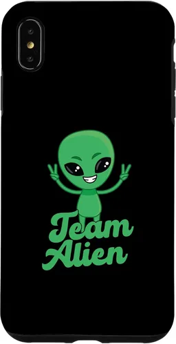 Vista 7 de iPhone 13 Pro para Alien Aliens Lovers Green Alien Meme Team Alien Skin Case