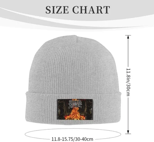 Vista 2 de Beanies for Mens Womens - Basic Unisex Cuffed Skull Caps Knitted Winter Hat Classic Sleep Hats for Hiking Gardening