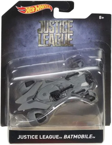Vista 6 de Mattel Hot Wheels Batmobile de Batman a escala 1:50 (Justice League Batmobile)