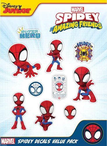 Vista 11 de Marvel Spidey and His Amazing Friends Calcomanías - Juego de 4 calcomanías de vinilo Ghost-Spider Gwen Stacy para automóvil, botella de agua