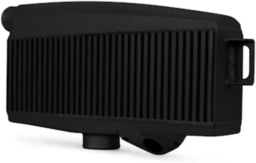Vista 4 de Mishimoto MMTMIC-WRX-01BKBK Intercooler de montaje superior compatible con Subaru WRX/STI 2001-2007 negro, negro