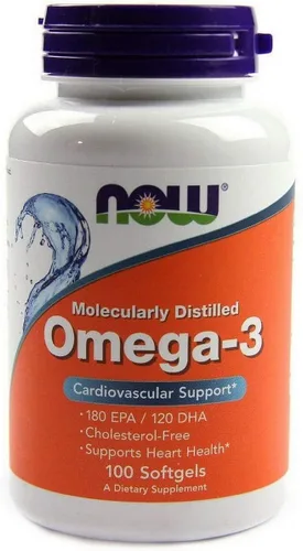 Vista 9 de NOW Foods Suplementos, Omega-3 180 EPA / 120 DHA, Destilado molecularmente, Apoyo cardiovascular*, 30 cápsulas blandas