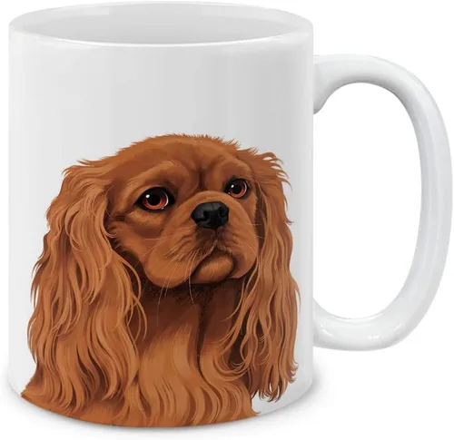 Vista 14 de MUGBREW Taza de cerámica con diseño de bichon frisé, taza para café o té, 325 ml