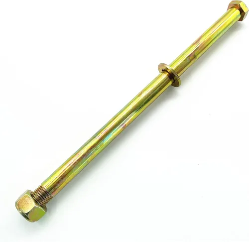 Vista 2 de Eje de perno de pivote con kit de arandela de tuerca, compatible con Yamaha Raptor 660 (2001-2005) YFZ 450 (2004-2009)