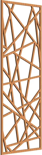 Vista 144 de Conway Paneles de pared decorativos de madera con calado, 9 3/8 pulgadas de ancho x 24 3/8 pulgadas de alto x 1/4 de alto, aliso