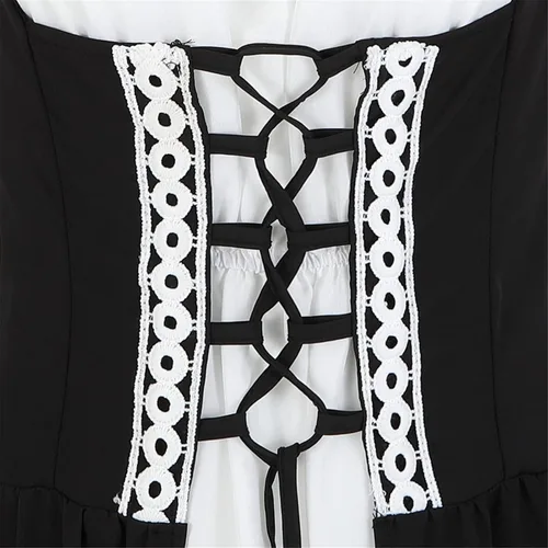 Vista 4 de Zhitunemi Renaissance Dresses for Women Costumes Medieval Dress for Women Renfaire Outfit - Halloween Parties Costume Events