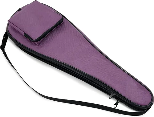 Vista 8 de Gespann Cubierta de raqueta de squash para 2 raquetas con bolsillo con cremallera Rosado