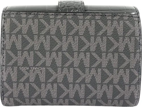 Vista 2 de Michael Kors Carmen - Cartera plegable con solapa mediana en gris jaspeado multicolor gris jaspeado Heather Grey Multi Cartera
