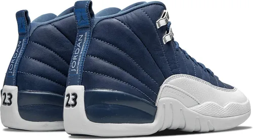 Vista 3 de Jordan Zapatos Para Niños Nike Air 12 Retro Stone Azul DB5595-404