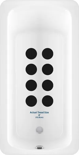 Vista 2 de Kahuna Grip Bañera y ducha 4" círculo antideslizante tracción pisadas (negro)