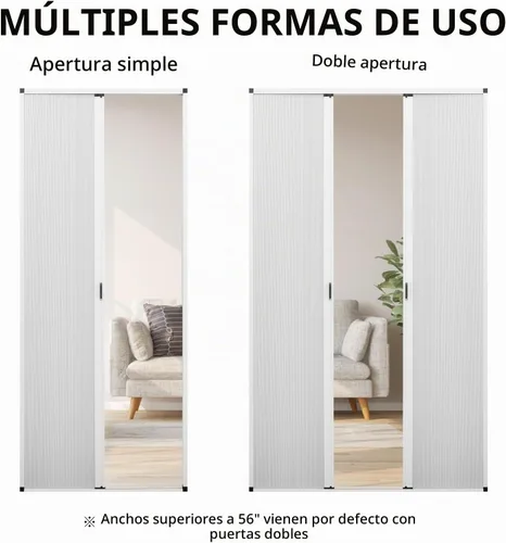 Vista 7 de MaKefeile Puerta celular plegable de acordeón sin perforaciones para puertas celulares, puertas correderas para dormitorios, pasillos, divisores