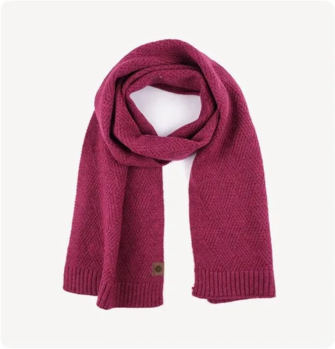 Vista 16 de Bufanda de punto de lana, gorro de esquí, guantes táctiles para invierno, para mujer y hombre