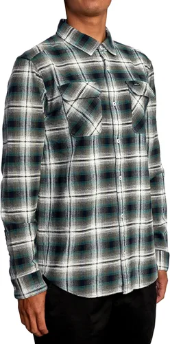 Vista 8 de RVCA Men's Standard Fit Long Sleeve Button Up Flannel Shirt