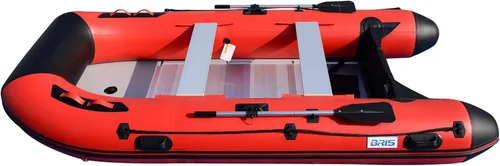 Vista 5 de BRIS Bote inflable inflable de 12 pies, balsa deportiva de rescate para buceo, barco, pesca, bote, pontón tierno