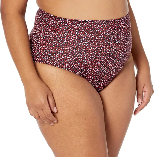 Vista 5 de Tienda Essentials Parte inferior de bikini de cintura alta para mujer