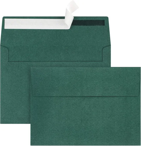 Vista 8 de Paquete de 50 sobres de papel kraft marrón de 4 x 6 pulgadas para invitaciones, tarjetas y postales