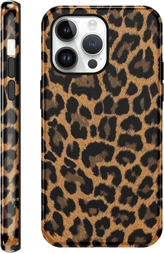 Vista 24 de Funda de teléfono con estampado de guepardo para iPhone 7/8/SE 2020/2022 de 4.7 pulgadas, funda de lujo con diseño de leopardo marrón coqueta a