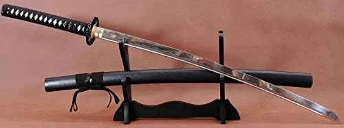 Vista 2 de Espada GLW 41" hecha a mano de acero de alto carbono samurai japonés batalla Ready espada Katana FullTang