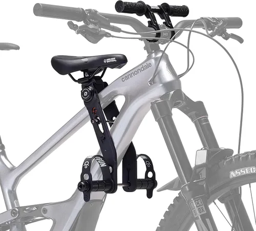Vista 11 de Kids Ride Shotgun - Child Bike Seat & Handlebar Combos - Front Mounted, for Children Aged 2~5 Years, Fits Most Adult Modern Mountain Bikes