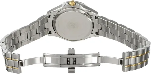 Vista 5 de Citizen Eco-Drive EW1934-59A - Reloj de dos tonos de acero inoxidable con diamantes para mujer, Blanco, Classic