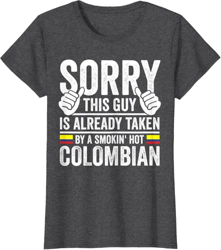 Vista 3 de Camiseta divertida de Colombia Heritage para hombre