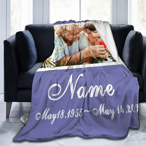 Vista 62 de JCETUNO Regalos personalizados de San Valentín para él y ella, mantas personalizadas con foto, mantas de fotos personalizadas, mantas de fotos