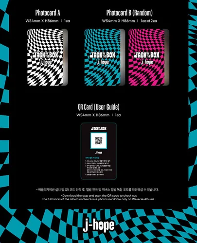 Vista 4 de (NOT AUDIO CD!) J-HOPE JACK IN THE BOX 1st Solo Single Album+1ea Store Gift Card K-POP SEALED