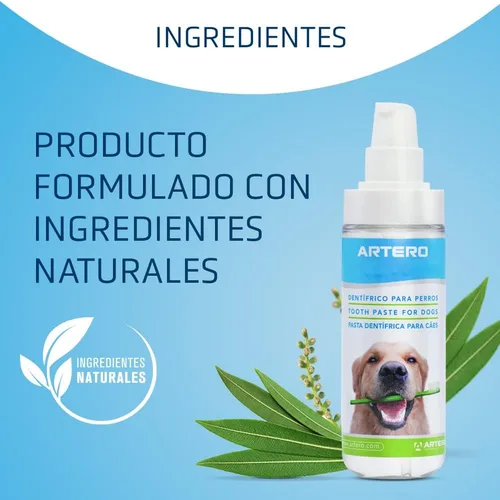 Vista 5 de Artero Gel de pasta dental Dentix para perros para quitar la placa y mantener el mal aliento a raya