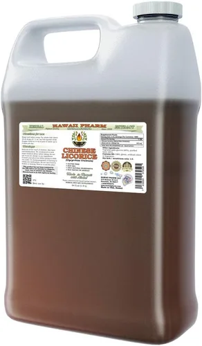 Vista 7 de Hawaii Pharm Extracto líquido de regaliz chino sin alcohol, regaliz chino (Glycyrrhiza Uralensis) Suplemento herbario natural de glicerita de raíz