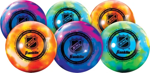 Vista 17 de Franklin Sports - Pelotas de hockey callejero NHL - Sin rebote para uso en exteriores y en patines - Tamaño oficial para hockey callejero juvenil