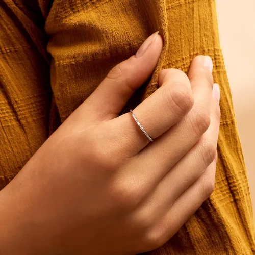 Vista 2 de Pure Collection by Ross-Simons Diamond Ring in Sterling Silver