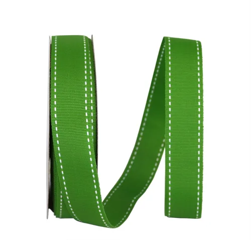 Vista 32 de Reliant Ribbon Linen Glimmer Harmony - Cinta con borde con alambre, 1-1/2 pulgadas x 50 yardas, marfil/dorado