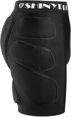 Vista 9 de Pantalones cortos acolchados de protección para snowboard y patinaje CE Nivel 2 Protección resistente para glúteos y coxis