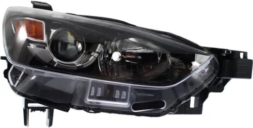 Vista 9 de Para Mazda CX-3 Montaje de faros delanteros 2016 2017 2018 Lado del conductor Halógeno CAPA MA2518173 DB4N510L0