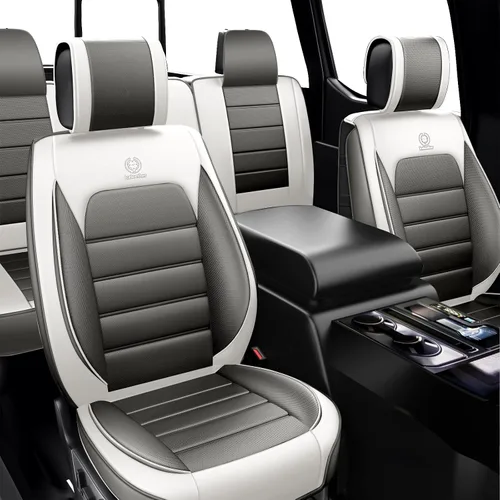 Vista 11 de Cubiertas de asiento ILMO para camiones 2009-2026 F150, 2011-2026 F250 F350 XL XLT Super Duty Crew Cab Lariat King Ranch Platinum, protectores