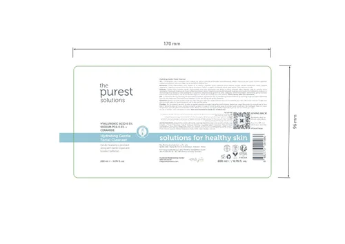 Vista 7 de The Purest Solutions Limpiador facial suave hidratante (0.5% ácido hialurónico y 0.5% ceramida PCA de sodio) – Limpiador exfoliante de ácido