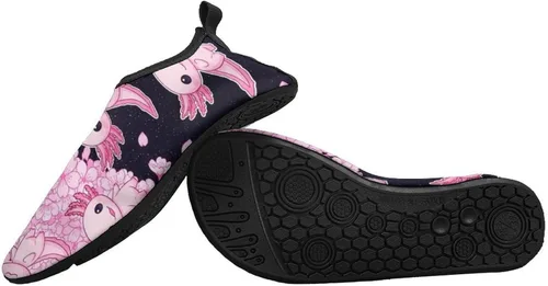 Vista 2 de Aqua Socks for Swim, Non Slip Quick Dry Water Shoes for Adults Pool Surfing