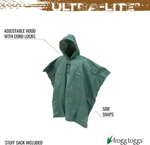 Vista 2 de FROGG TOGGS Ultra-lite2 Waterproof Breathable Poncho