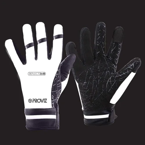 Vista 7 de Guantes de ciclismo impermeables reflectantes