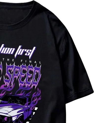 Vista 4 de SHENHE Camiseta casual de manga corta con cuello redondo y ajuste regular para hombre