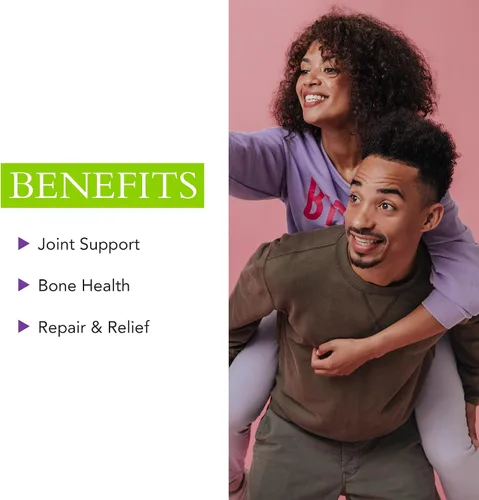 Vista 5 de Glucosamina condroitina MSM - Suplemento natural de apoyo articular - Suplementos avanzados de reparación y alivio para hombres y mujeres - Vegano
